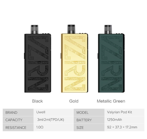 UwEll Valyrian Pod Kit 1250mAh